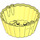LEGO Jaune clair brillant Cake Cup Récipient 8 x 8 x 3 (72024)