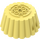 LEGO Jaune clair brillant Cake Cup Récipient 8 x 8 x 3 (72024)
