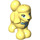 LEGO Helder Lichtgeel Hond - Poodle (66595 / 66718)