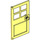 LEGO Bright Light Yellow Door 1 x 4 x 6 with 4 Panes and Stud Handle (60623)