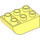 LEGO Jaune clair brillant Duplo Brique 2 x 3 avec Inversé Pente Curve (98252)