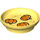 LEGO Bright Light Yellow Duplo Dish with 3 Pumpkins (28934 / 31333)