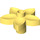 LEGO Bright Light Yellow Duplo Flower with 5 Angular Petals (6510 / 52639)