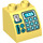 LEGO Jaune clair brillant Duplo Pente 45° 2 x 2 x 1.5 avec Incurvé Côté avec Cash Register Décoration (11170 / 67269)