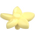 LEGO Bright Light Yellow Flower with Pointed Petals with Small Pin (18853)