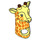LEGO Helles Hellgelb Giraffe Costume Kopfbedeckung  (49387)