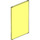 LEGO Bright Light Yellow Glass for Window 1 x 4 x 6 (35295 / 60803)