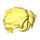 LEGO Jaune clair brillant Cheveux Tousled et Pointu (25412 / 86754)