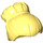 LEGO Bright Light Yellow Hair with Large Bun (27186)