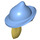 LEGO Helles Hellgelb Haar mit Medium Blau Hut mit Krempe (65513 / 76785)