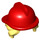 LEGO Helles Hellgelb Haar mit rot Helm (53117)