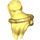 LEGO Helles Hellgelb Lange Haar mit Pferdeschwanz und Lange Bangs mit Gold Tiara (49239)