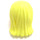 LEGO Jaune clair brillant Longue Droit Cheveux (18639 / 92255)