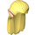 LEGO Jaune clair brillant Longue Droit Cheveux avec Light Flesh Oreilles (11793 / 13329)