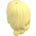 LEGO Bright Light Yellow Long Wavy Hair (18842)