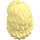 LEGO Bright Light Yellow Long Wavy Swept Hair (18636 / 92256)