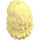 LEGO Bright Light Yellow Long Wavy Swept Hair (18636 / 92256)