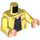 LEGO Leuchtendes Hellgelb Luke Skywalker mit Celebration Medal und Bright Licht Gelb Jacke Minifigur Torso (973 / 76382)