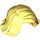 LEGO Jaune clair brillant Mi-longueur Cheveux avec Parting et Curled En haut at Ends (20877)