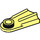 LEGO Bright Light Yellow Minifig Flipper  (10190 / 29161)