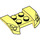 LEGO Jaune clair brillant Garde-boue assiette 2 x 4 avec Overhanging Headlights (44674)