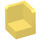 LEGO Bright Light Yellow Panel 1 x 1 Corner with Rounded Corners (6231)