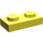 LEGO Bright Light Yellow Plate 1 x 2 (3023 / 28653)