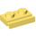 LEGO Bright Light Yellow Plate 1 x 2 with Door Rail (32028)