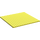 LEGO Jaune clair brillant assiette 16 x 16 avec dessous de côtes (91405)