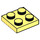 LEGO Jaune clair brillant assiette 2 x 2 (3022 / 94148)