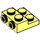 LEGO Jaune clair brillant assiette 2 x 2 x 0.7 avec 2 Goujons sur Côté (4304 / 99206)