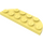 LEGO Bright Light Yellow Plate 2 x 6 with Rounded Corners (18980)