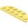 LEGO Bright Light Yellow Plate 2 x 6 with Rounded Corners (18980)