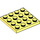 LEGO Jaune clair brillant assiette 4 x 4 (3031)