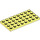 LEGO Jaune clair brillant assiette 4 x 8 (3035)