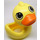 LEGO Bright Light Yellow Primo Duck Small with orange beak (49874)