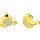 LEGO Bright Light Yellow Rabbit Minifig Torso (973 / 76382)