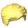 LEGO Bright Light Yellow Short Brushed Back Wavy Hair (23186)