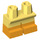 LEGO Helles Hellgelb Kurz Beine mit Bright Light Orange Feet (37679 / 41879)