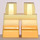 LEGO Jaune clair brillant Court Jambes avec Bright Light Orange Feet (37679 / 41879)