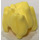 LEGO Bright Light Yellow Short Spiky Hair with Widow&#039;s Peak (65043)