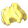 LEGO Bright Light Yellow Short Spiky Hair with Widow&#039;s Peak (65043)