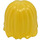 LEGO Helder Lichtgeel Schouder Length Tousled Haar met Midden Parting (88283)
