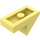 LEGO Jaune clair brillant Pente 1 x 2 (45°) avec assiette (15672 / 92946)