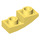 LEGO Helles Hellgelb Steigung 1 x 2 Gebogen Invertiert (24201)