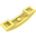 LEGO Giallo chiaro brillante Pendenza 1 x 4 Curvo Doppio (93273)