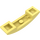 LEGO Jaune clair brillant Pente 1 x 4 Incurvé Double (93273)