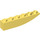LEGO Bright Light Yellow Slope 1 x 6 Curved Inverted (41763 / 42023)