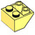 LEGO Helder Lichtgeel Helling 2 x 2 (45°) Omgekeerd met platte afstandsring eronder (3660)