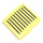 LEGO Bright Light Yellow Slope 2 x 2 Curved with Ventilation Slits Sticker (15068)
